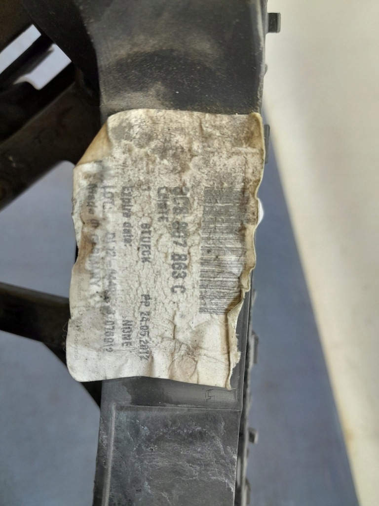 фото №7, Vw passat cc крепления направляющая бампера задняя kpl