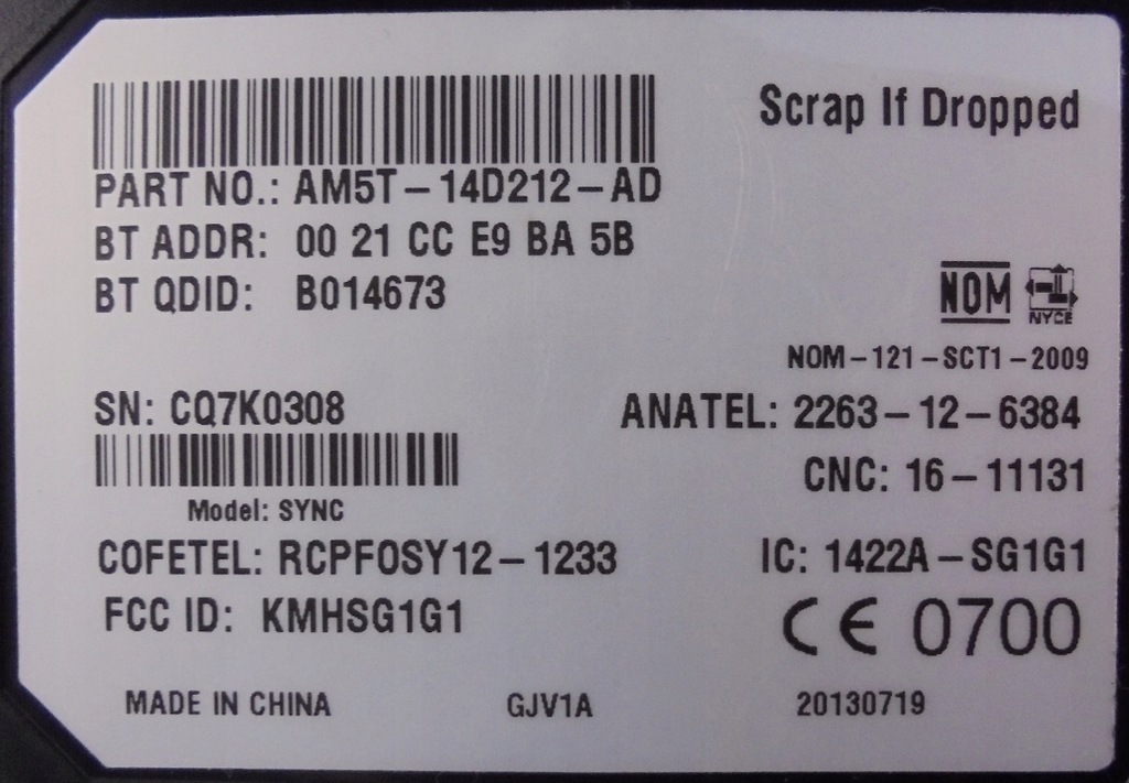 фото №2, Ford fiesta mk7 lift 13 r модуль bluetooth