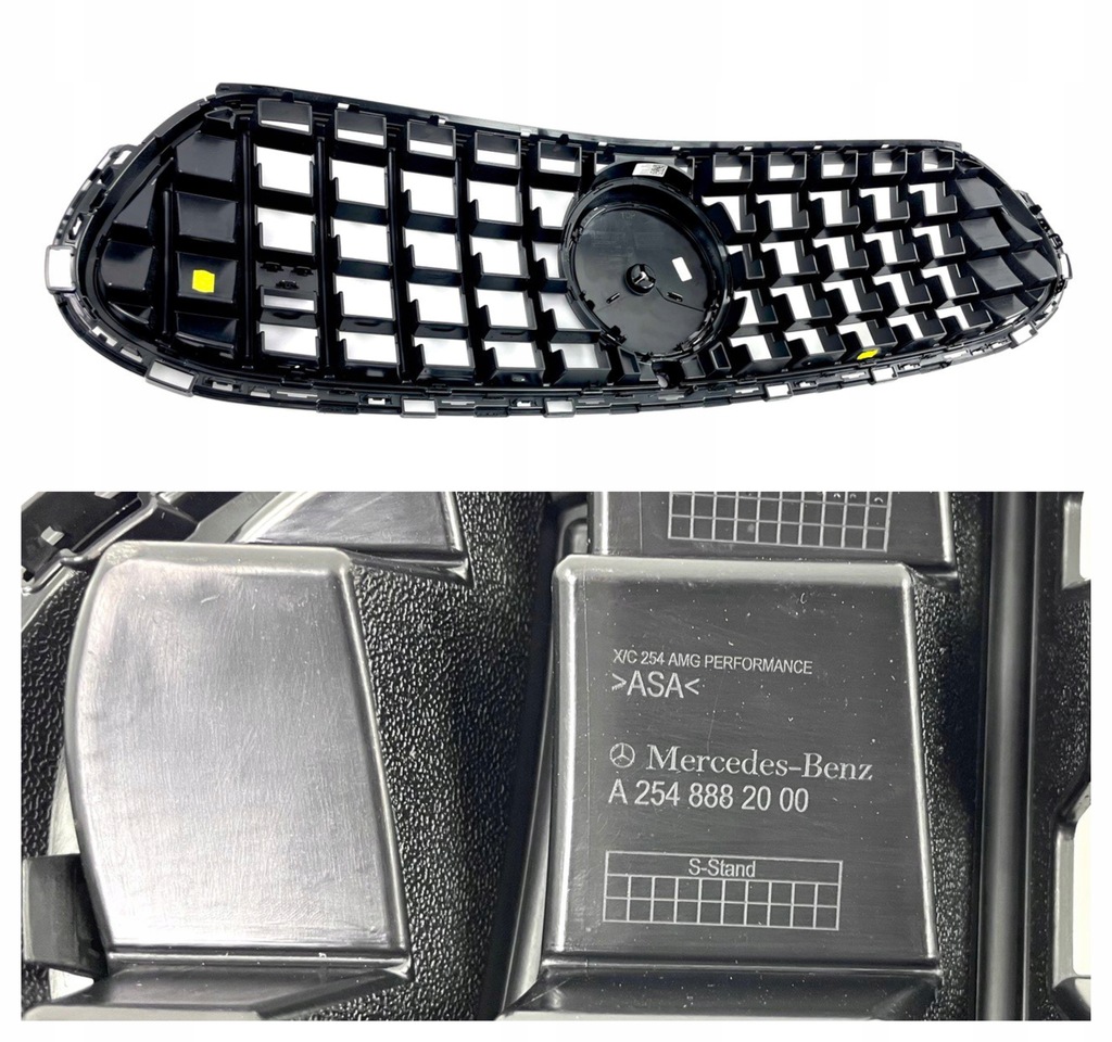 фото №13, Mercedes x254 glc lift amg 43 amg 63 panamericana oem решётка радиатора решётка радиатора