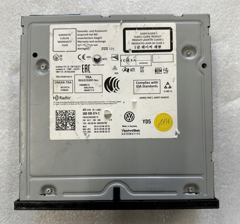 фото №1, Vw t-roc считыватель блок навигации 3q0035874c.....