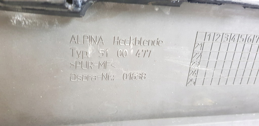 Бампер задний задняя bmw x3 g01 рестайлинг  lci alpina Киев