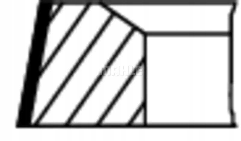 Купити Набір кілець поршня 030 60 n0 mahle audi seat