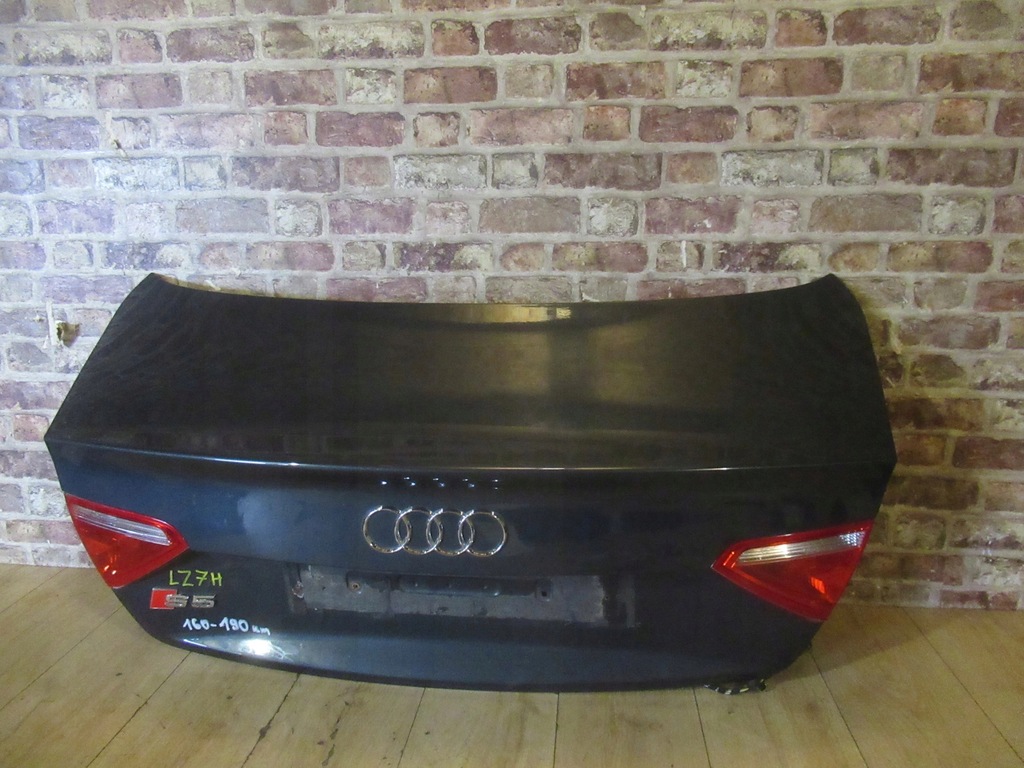 фото №7, Крышка багажника задняя комплектная audi s5 8t 07/15 kod lz7h
