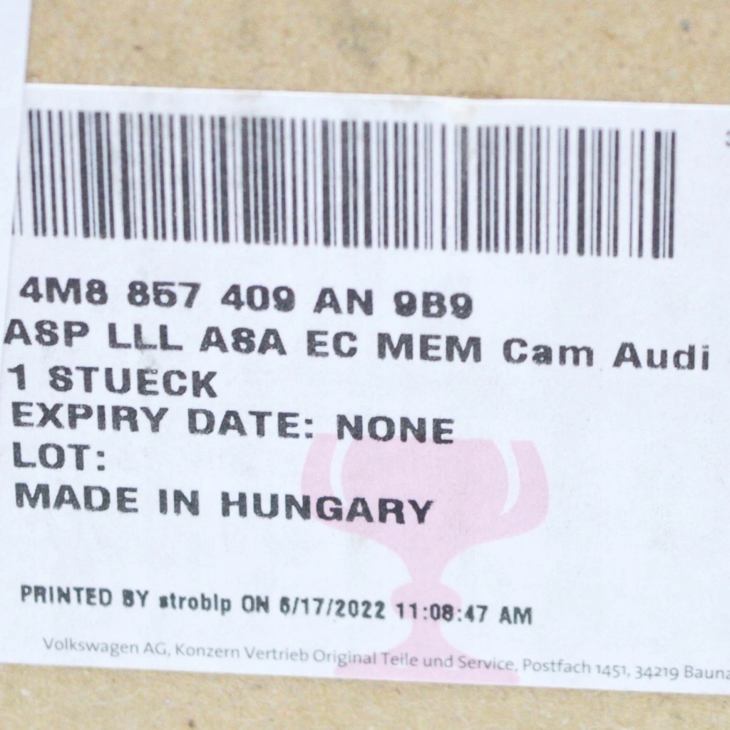 Audi q8 rsq8 left сторона wing mirror mounting lhd 4m8857409an9b9 oem Цена