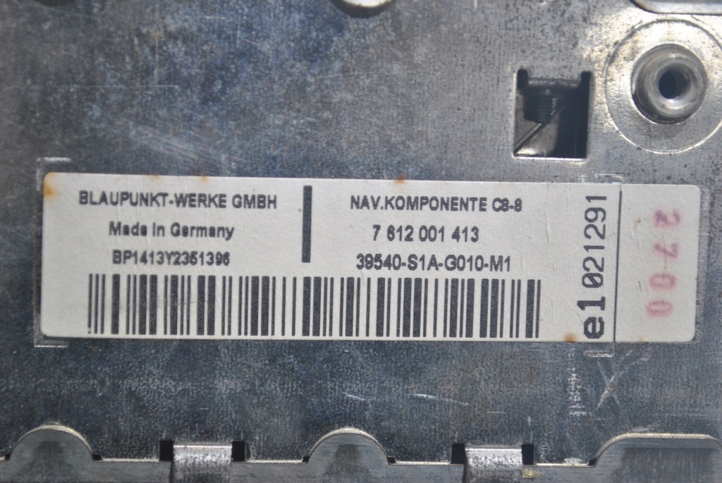 фото №6, Считыватель навигации honda accord vi 39540-s1a-g010m1