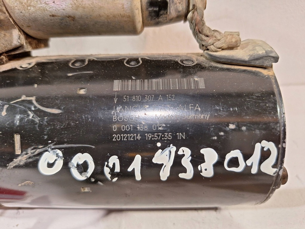 фото №5, Стартер 0001138012 fiat fiorino qubo 1.3 mjet euro 5