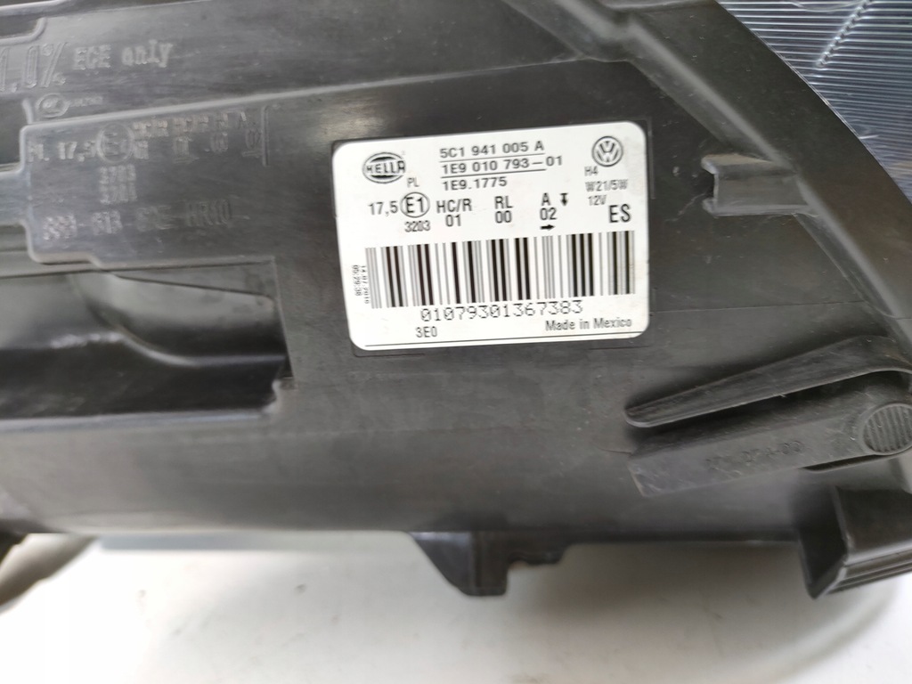 фото №6, Vw beetle 5c1941005a лампа ліва передня handan05