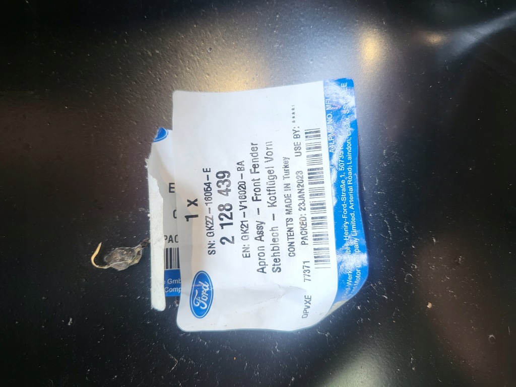 фото №7, Ford transit mk8 custom чашка держатель крыла