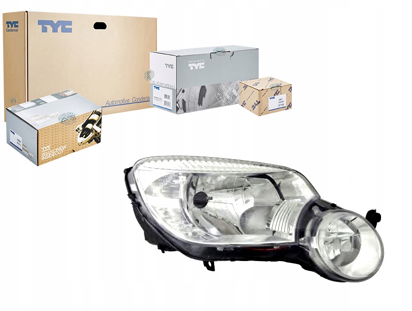 фото №1, Tyc фара h4/h7 электрический с двигателем цвет