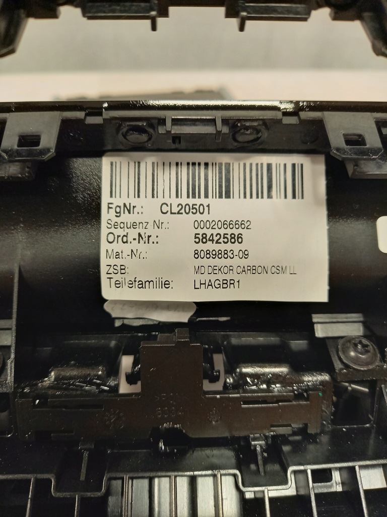 фото №8, Bmw 8 g14 g15 g16 рамка туннель среднего dekor молдинг бардачка карбон