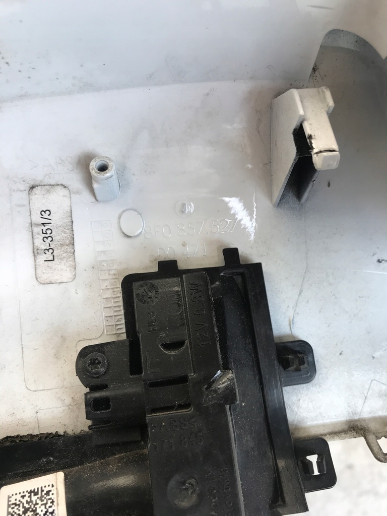 фото №8, Корпус дзеркало ліва lewego audi a4 b8 lift ly9c