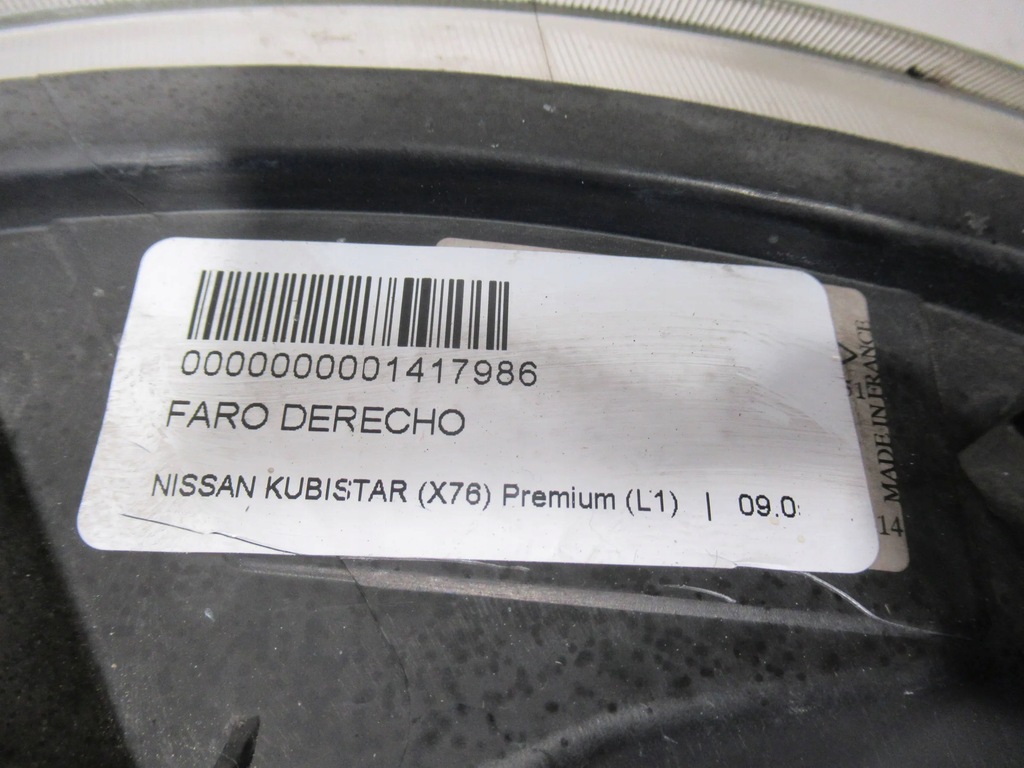 фото №6, Лампа перед права renault kangoo 03-