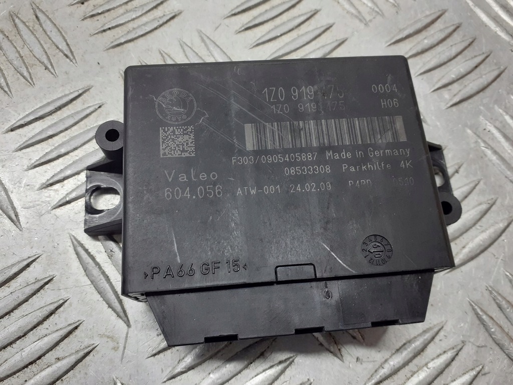 фото №1, Модуль паркування pdc skoda octavia ii 1z0919475