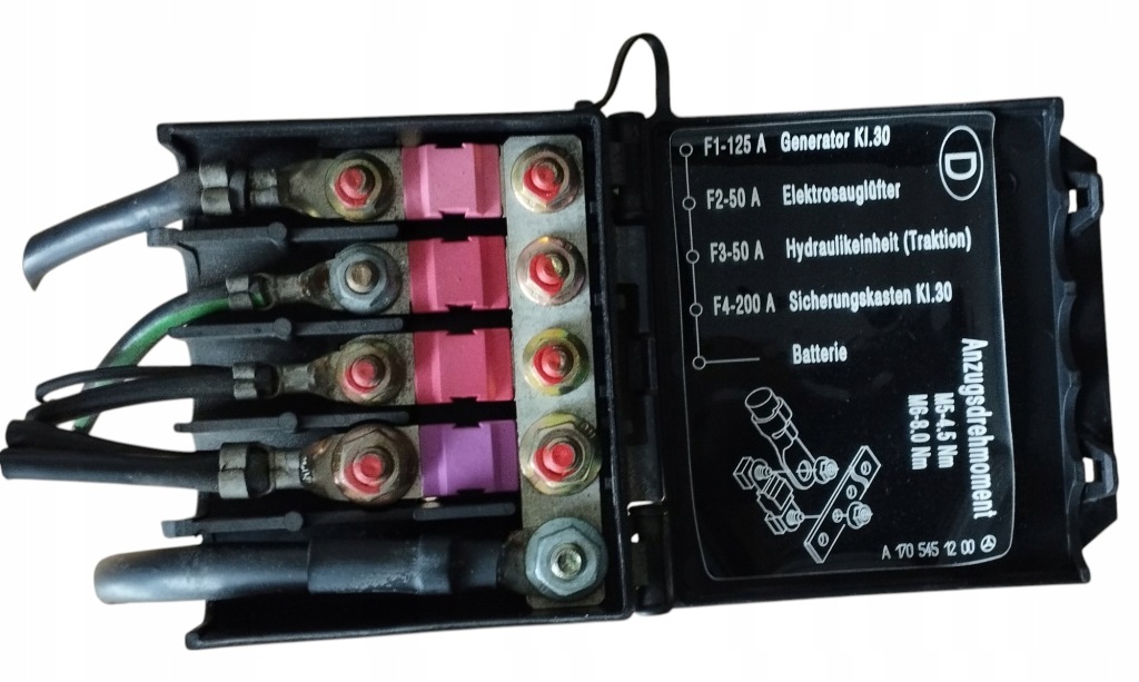 фото №1, Коробка предохранителей mercedes slk r170 a1705450301