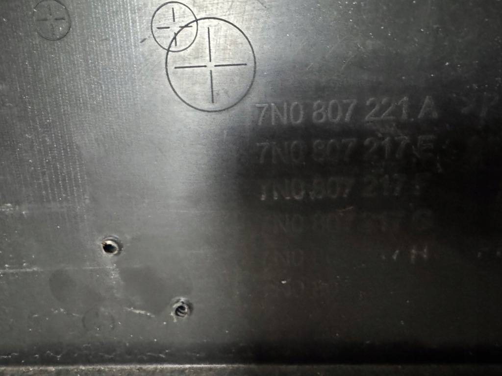 Vw sharan 7n 10r. - бампер перед передний 7n0807221a Киев