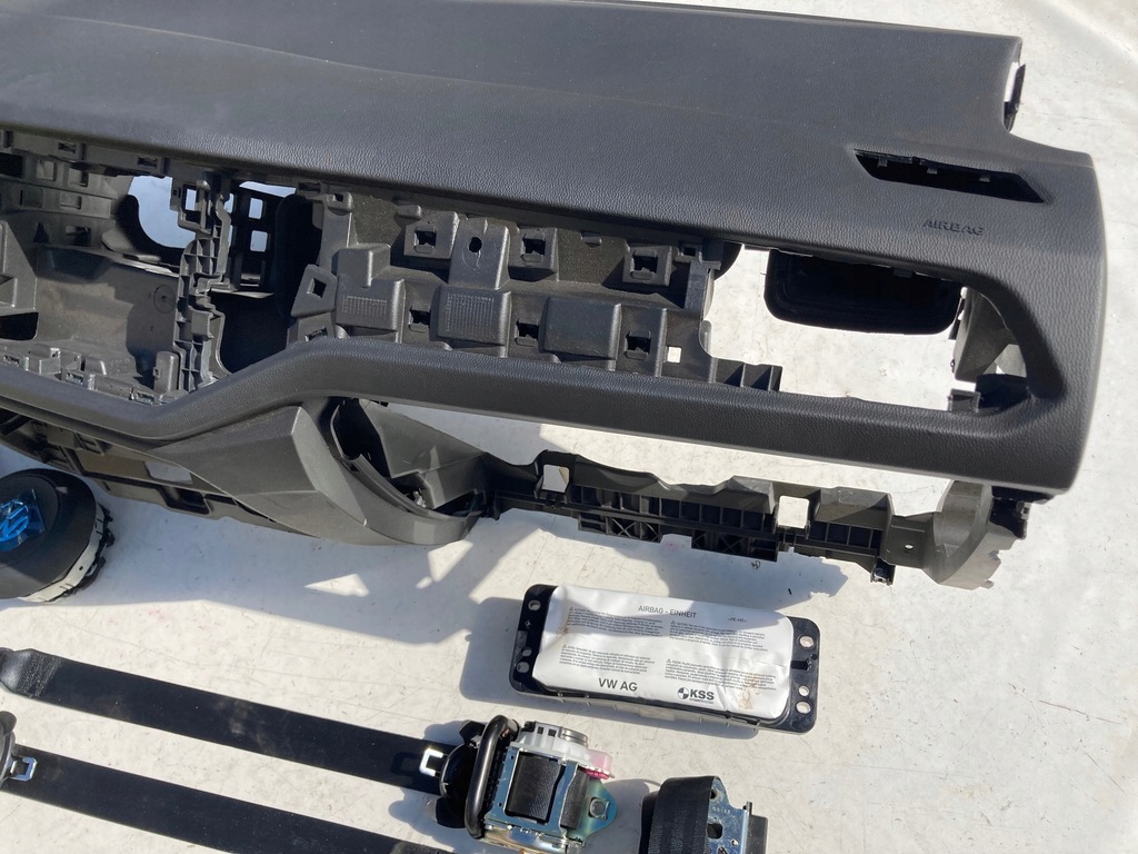 фото №7, Vw polo 2g панель приладів панель приладів консоль подушки безпеки ремені