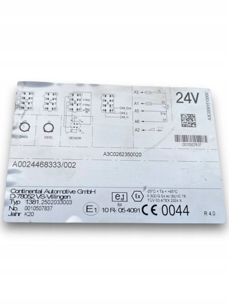 фото №6, Mercedes actros mp4 тахограф 4.0 0024468333 !m