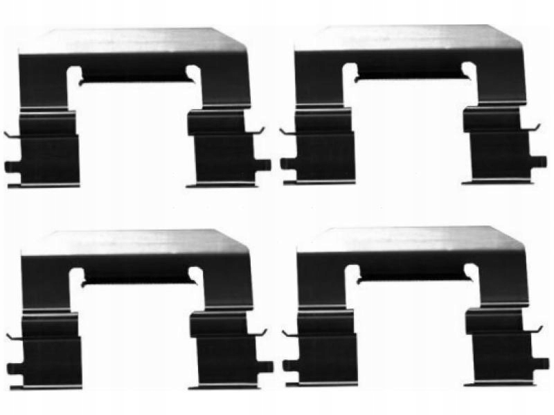 фото №1, Набор монтажный тормозных колодок перед kia pro ceed ii 1.0-1.6 13-18