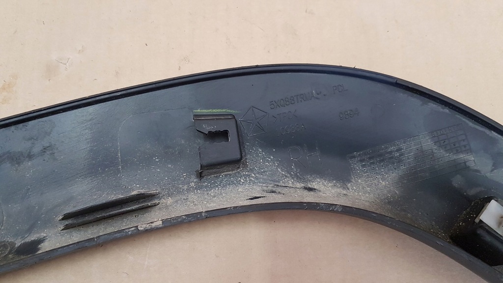 фото №3, Jeep compass ii молдинг накладка крыла задняя правая