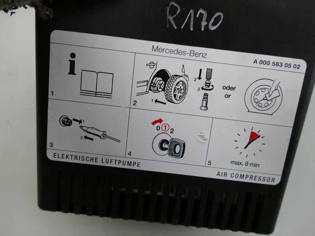 фото №2, Mercedes slk r170 lift компресор помпа do kół