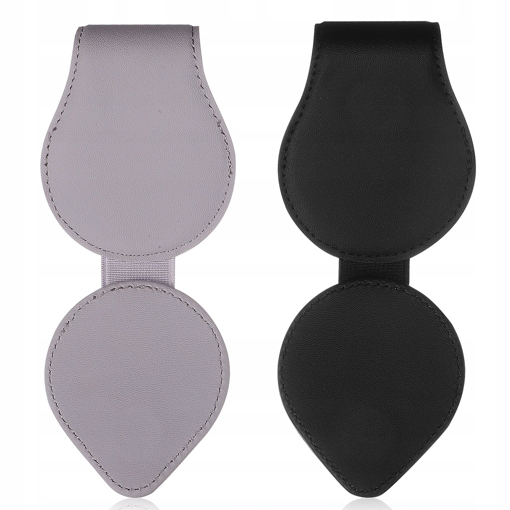 фото №6, Car glasses case sunglasses clip black gray 2pcs