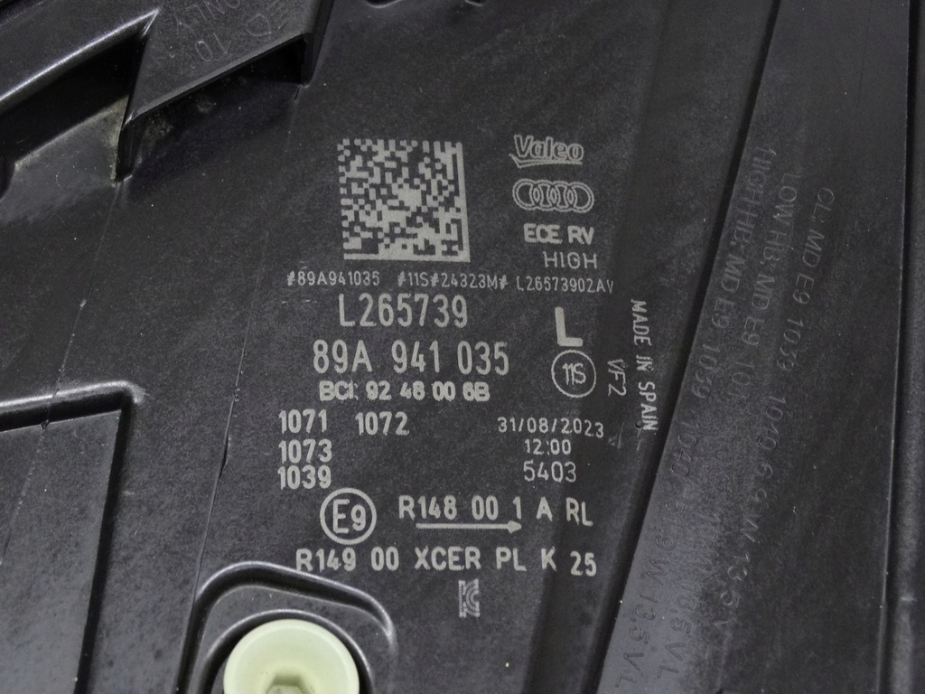 фото №14, Audi q4 e-tron лампа левая full led matrix 21- 89a941035 оригинальная