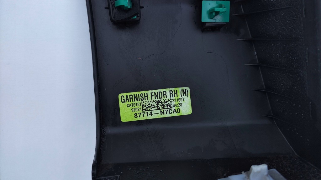 фото №10, Hyundai tucson iv 4 n line молдинг накладка крыла правая перед le-c151