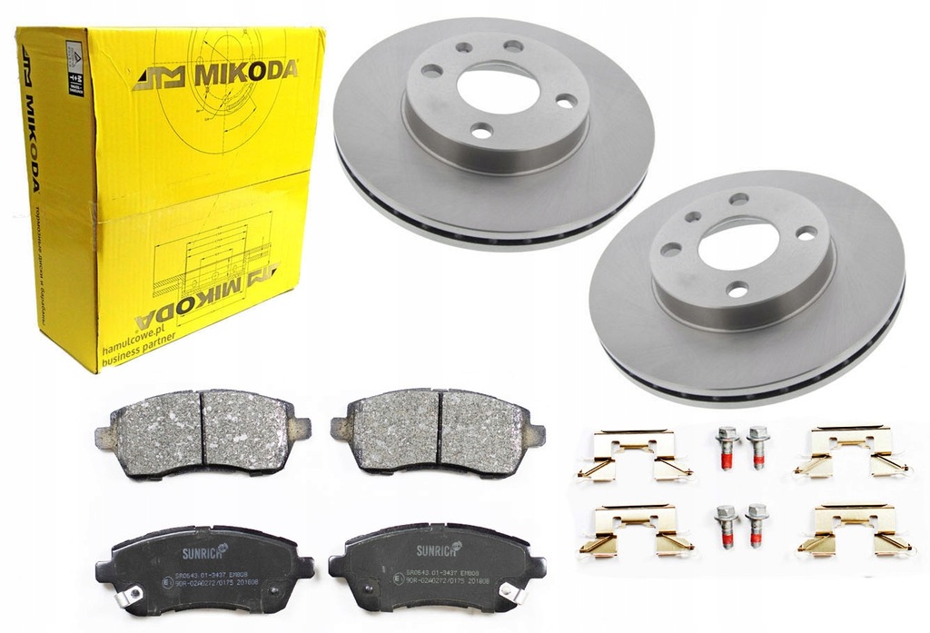 фото №1, Гальмівні диски гальмівні колодки перед ford fiesta vi 6 vii 7 mk6 mk7