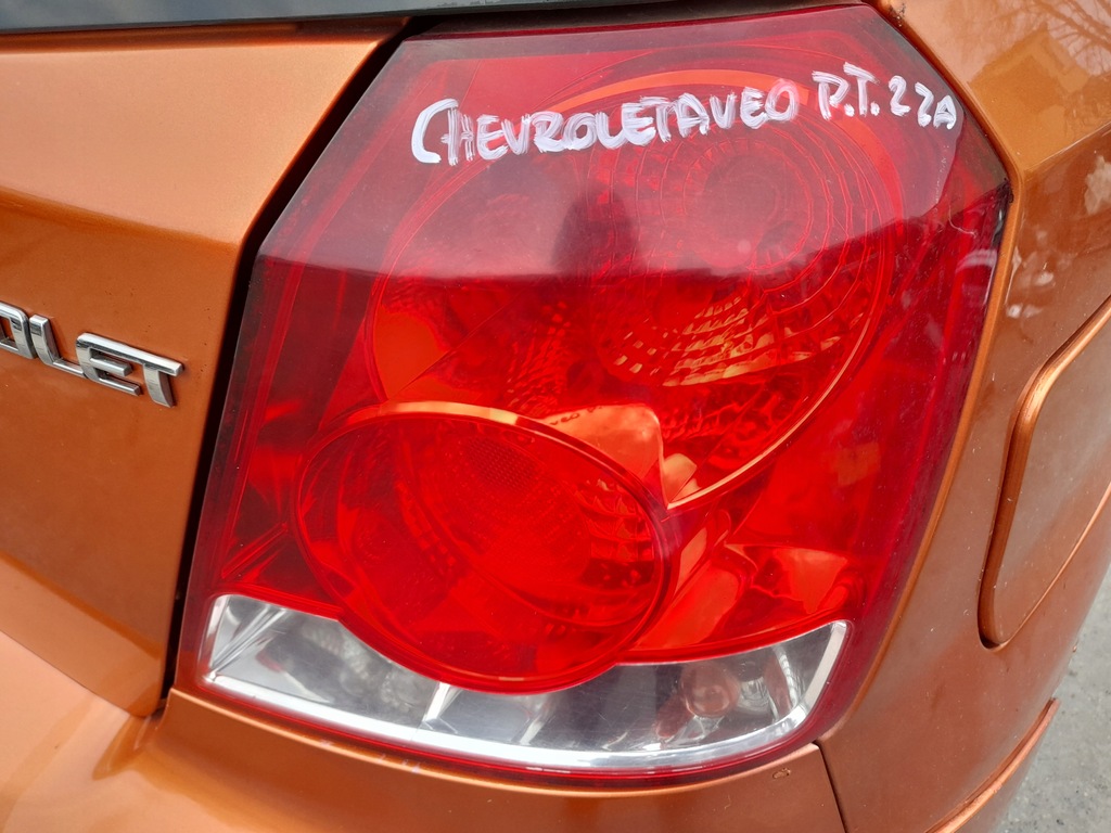 фото №8, Chevrolet aveo t200 лампа правый задняя правая задняя