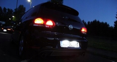 фото №11, Підсвітка номерного знака реєстраційний ліхтарі led vw passat b6 golf iv v vi 4