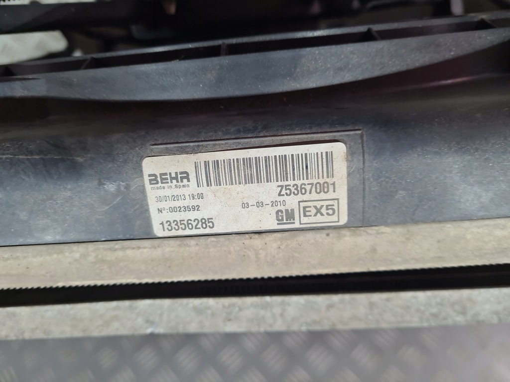 фото №7, Комплект радіатор радіатор wody вентилятор opel meriva b 1.4 16v