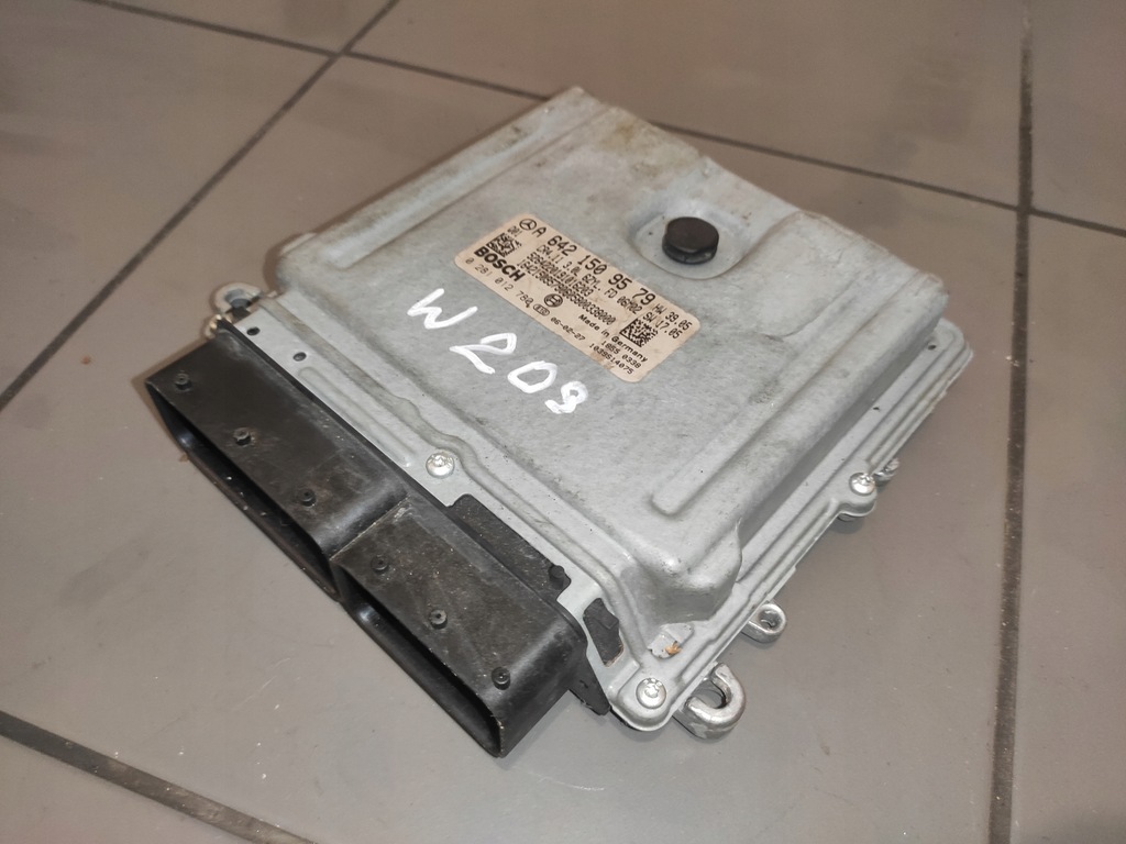 фото №11, Mercedes w209 3.0cdi набор стартовый бортовой компьютер двигателя ecu замок зажигания ключ