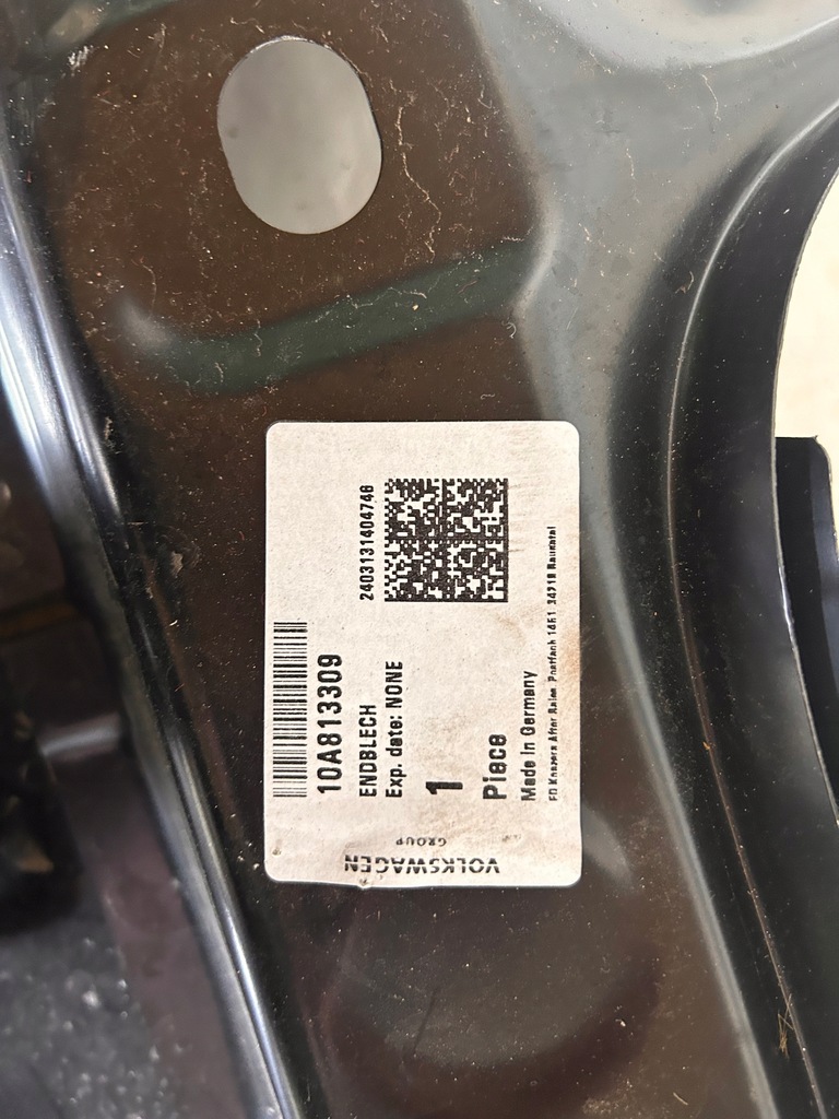 фото №9, Лист замыкающий 10a813301 задний pas кузов vw id.3 комплект