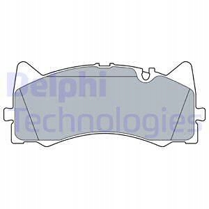 Delphi lp3527 тормозные колодки ham. перед Цена