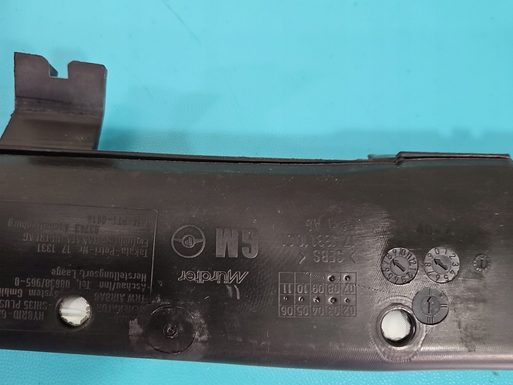 фото №11, Шторка безпеки права подушка подушка безпеки opel vectra c kombi