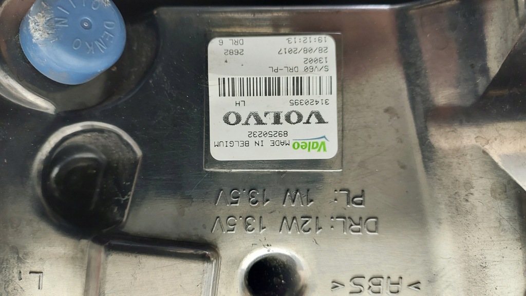 фото №9, Volvo v60 s60 lift протитуманна фара led drl лівий