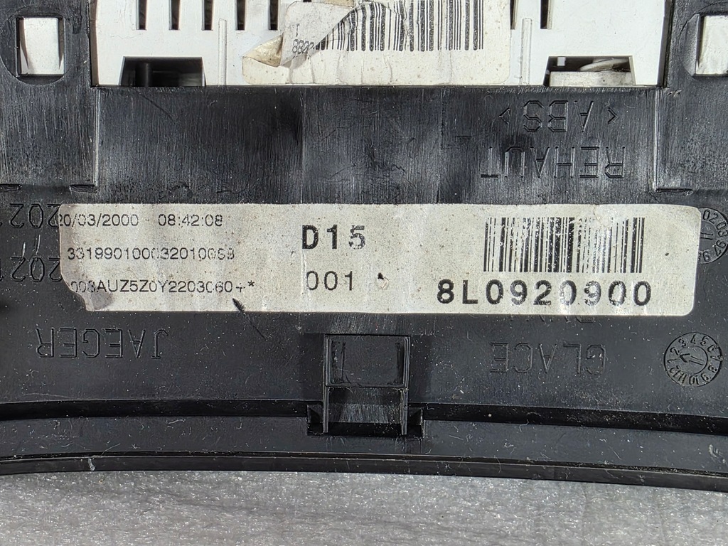 фото №11, Лічильник прилади audi a3 8l lift дизель оригінальний номер 8l0920900