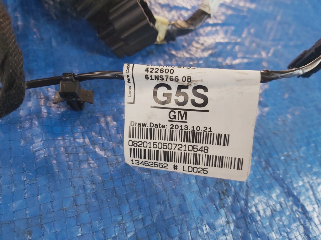 фото №11, Opel-części zafira c жгут электропроводка дверь правая перед 13462562