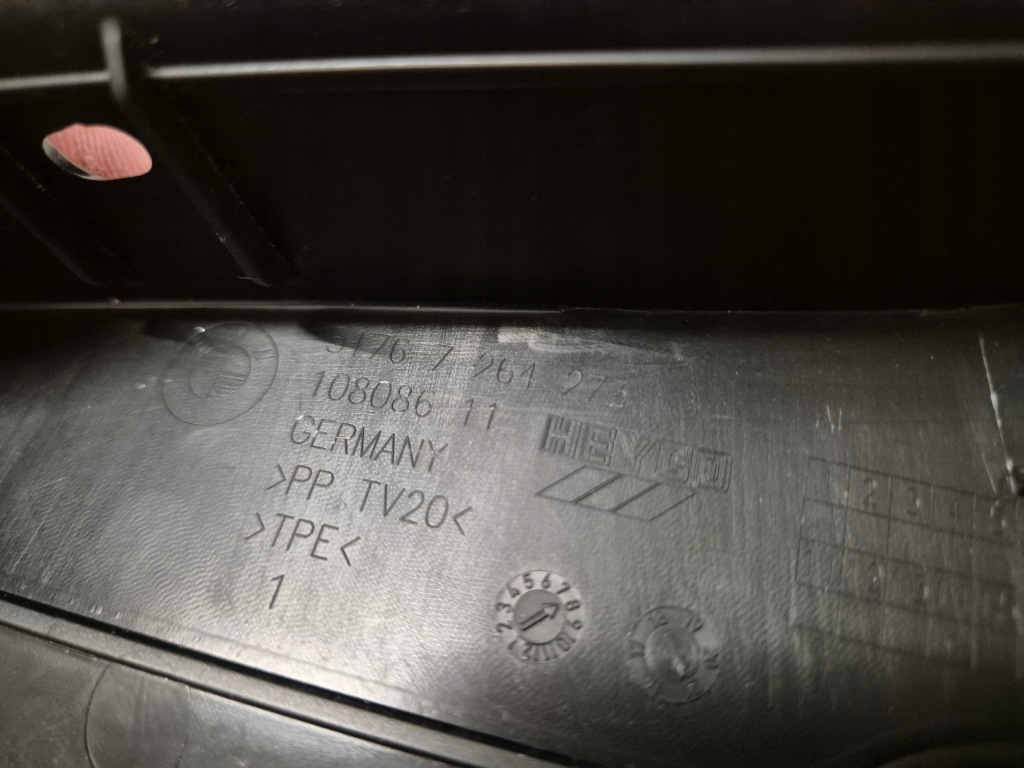 фото №8, Bmw f30 f31 f32 f33 f36 прокладка крыла левая 7264273 защита резиновый элемент oem