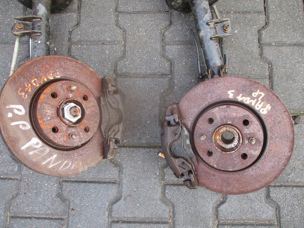 фото №5, Амортизационная стойка амортизатор левый правый перед передний поворотный кулак fiat panda iii 4x4