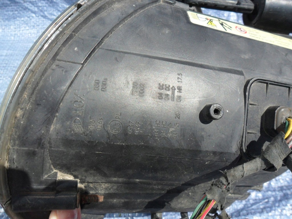 фото №7, Mini cooper r50 фара передний правый 2001 лампа правая