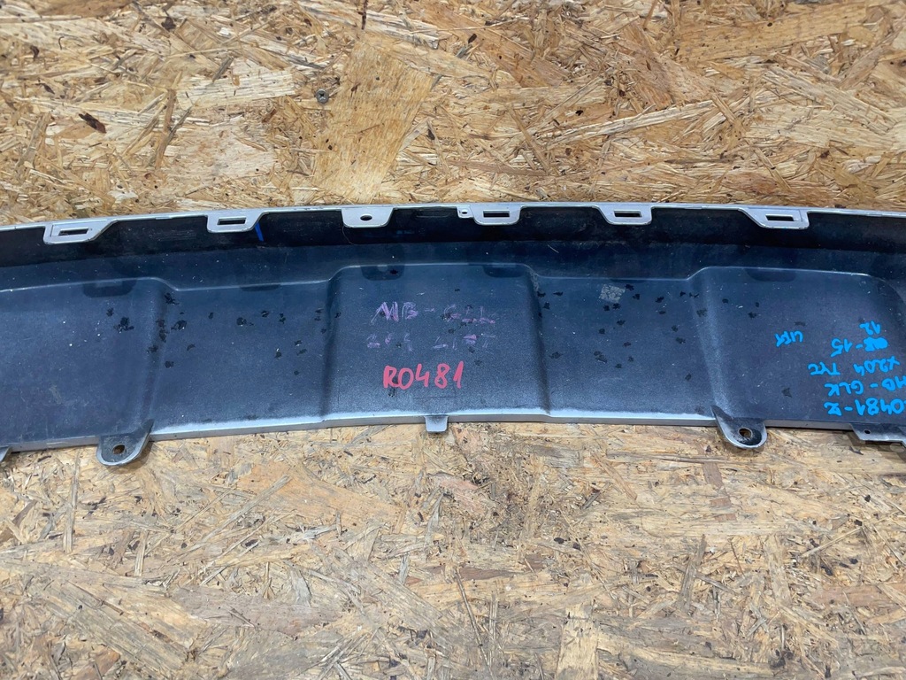 фото №7, Mercedes glk x204 lift 12-15 спойлер молдинг накладка бампера задня задня