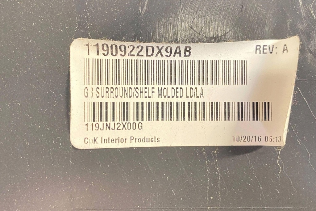 фото №9, Бардачок dodge charger 1190922dx9ab 3.6l бензиновый 218kw 2017