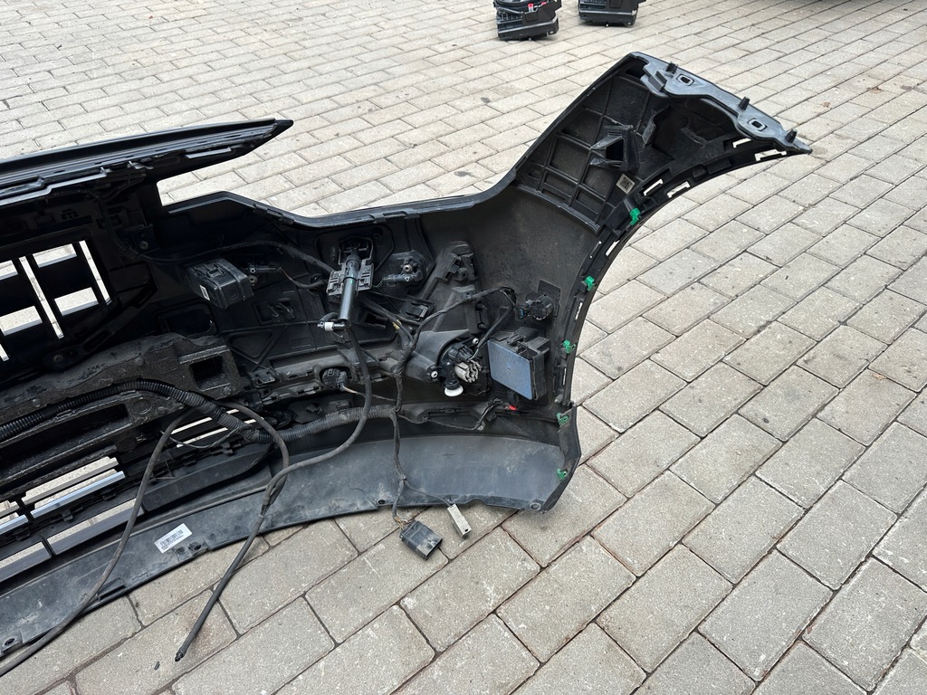 фото №11, Polestar 2 бампер передній kompletny радари датчики камера електропроводка