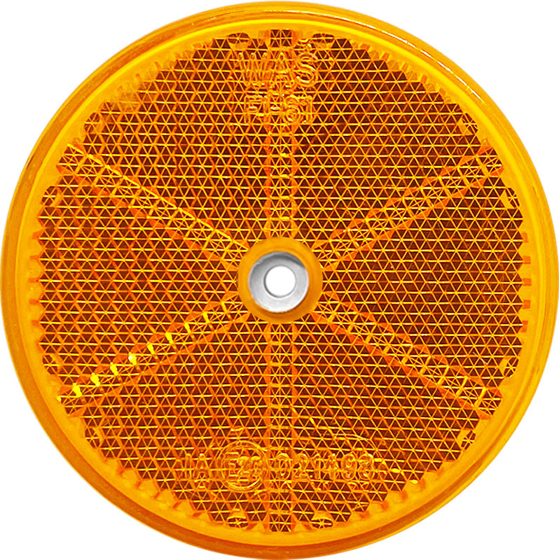 фото №1, Отражатель круглый na болты оранжевый waś
