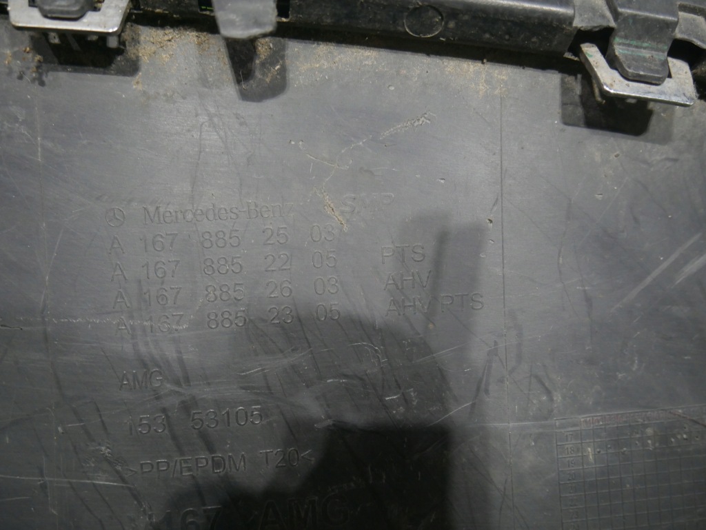 Gle 167 amg спойлер накладка накладка-спойлер задний  cała lux в Украине