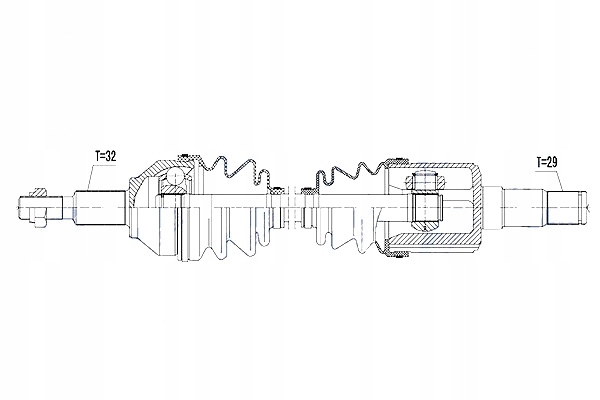 фото №10, Nty приводной вал приводная dodge journey 08- avenger 08- левая