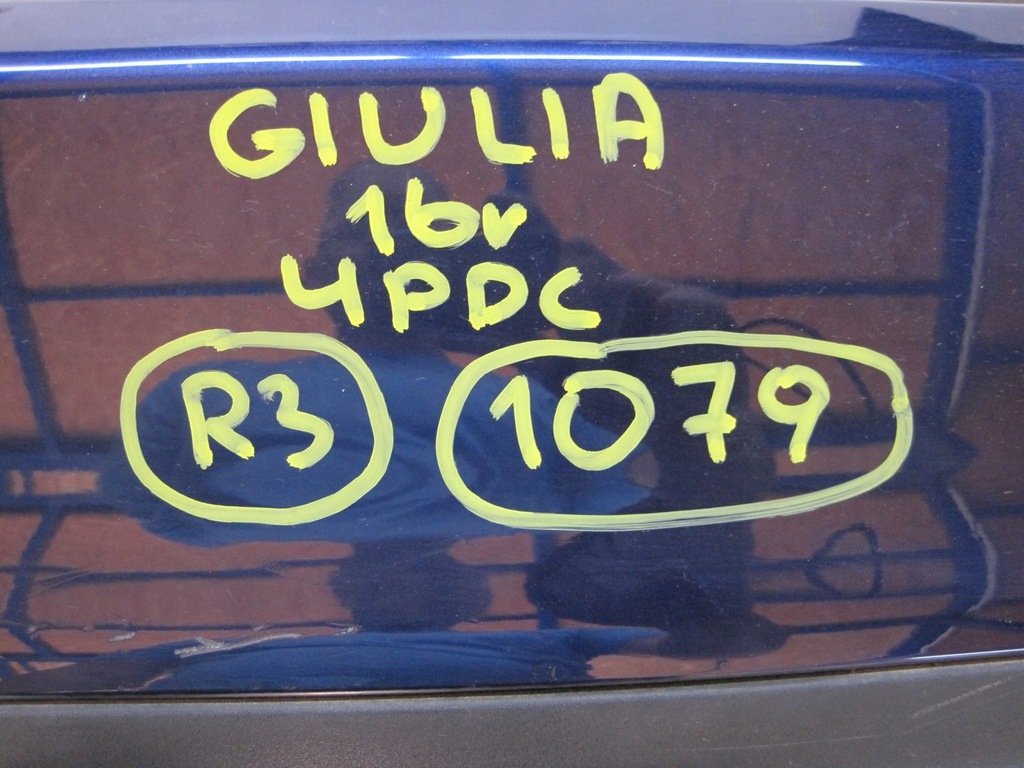 фото №11, Бампер alfa romeo giulia 4 pdc 16r задняя задний