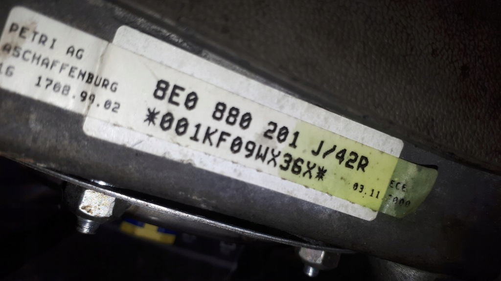 фото №10, 8e0880201j подушка подушка безпеки audi a4 b6