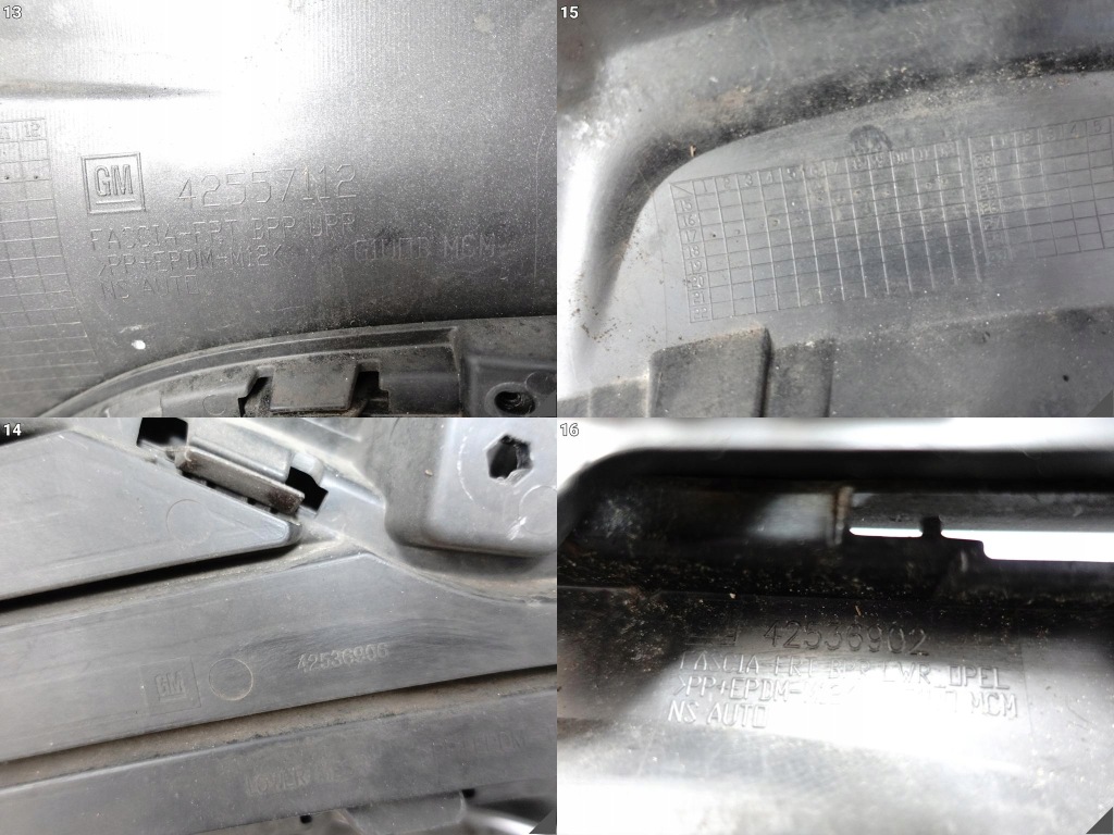 Opel mokka x a 1 1 поколение рестайлинг  16-19 бампер + решётка + спойлер перед Недорого